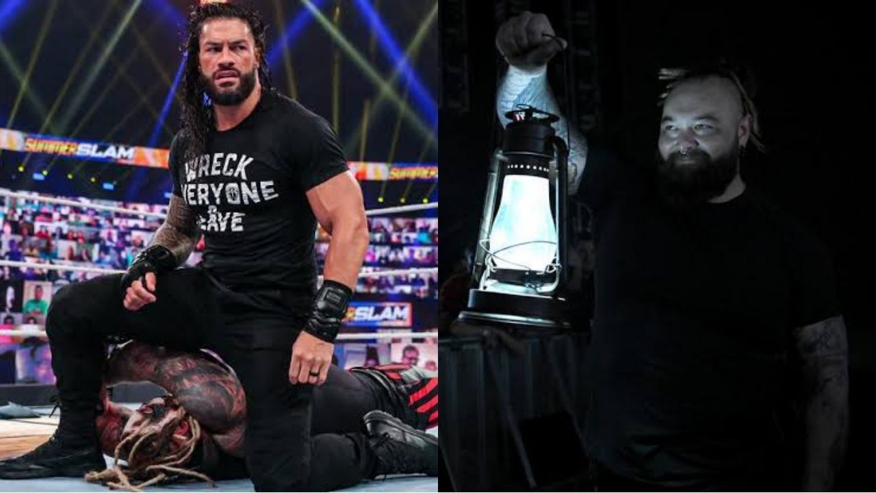 अनडिस्प्यूटेड WWE यूनिवर्सल चैंपियन रोमन रेंस और ब्रे वायट  