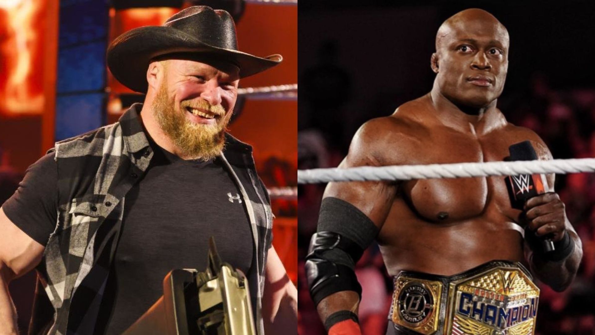 Brock Lesnar and Bobby Lashley could have fought for a title