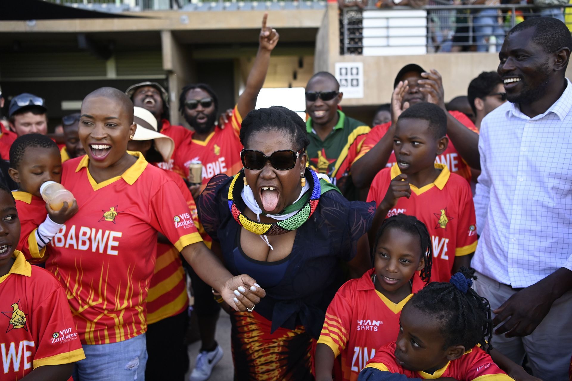 Australia v Zimbabwe - Fans support Zimbabwe all the way in Australia