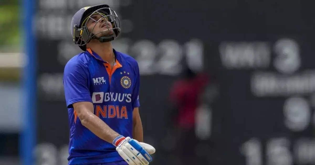 Shubman Gill was left stranded on 98* in the third ODI in West Indies.