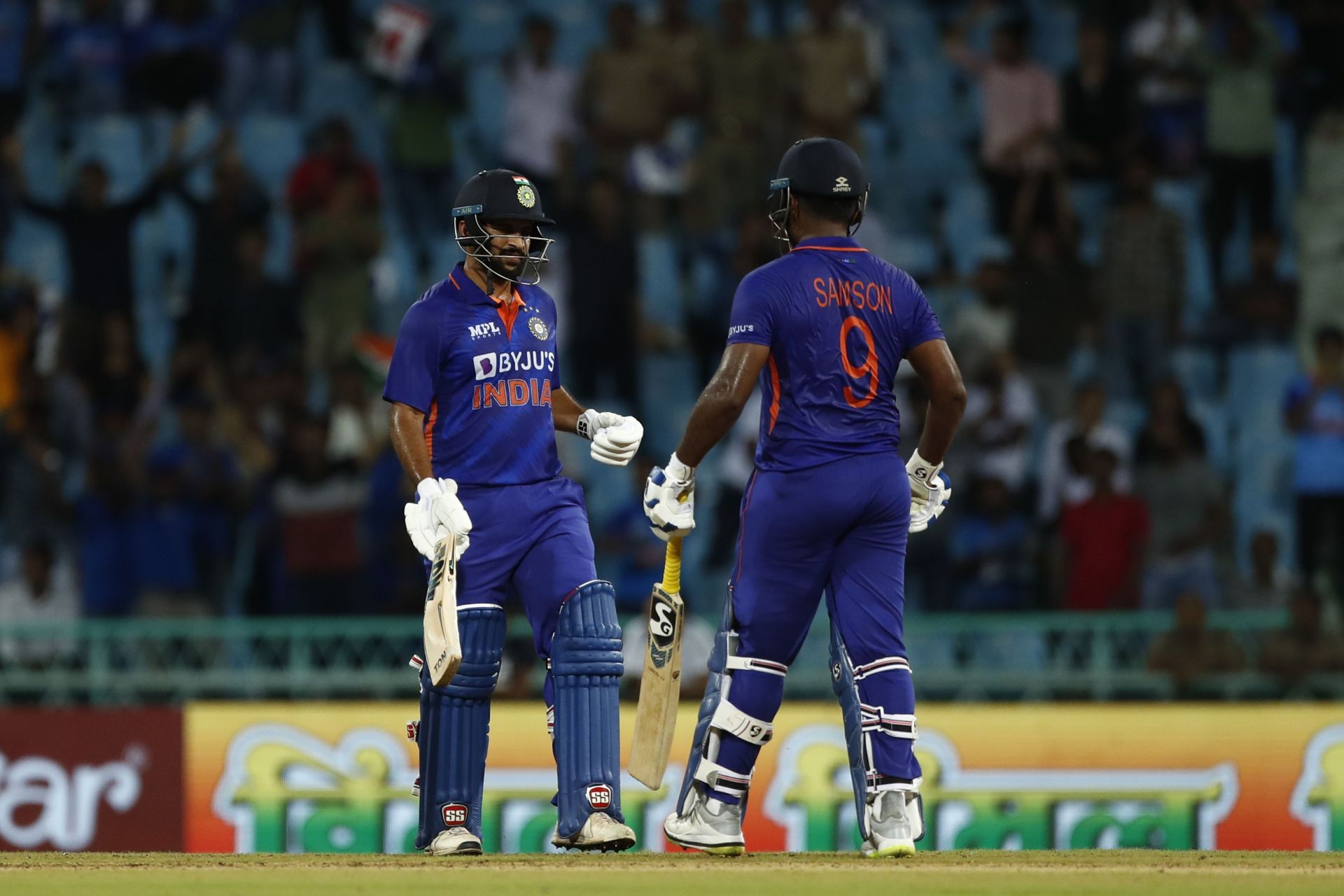 Shardul Thakur (left) and Sanju Samson. Pic: Getty Images