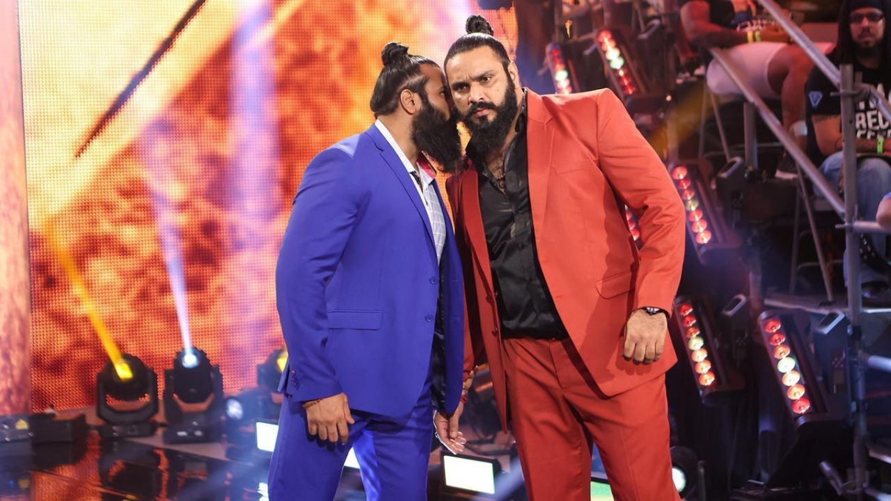 भारतीय WWE सुपरस्टार्स वीर महान और सांगा 