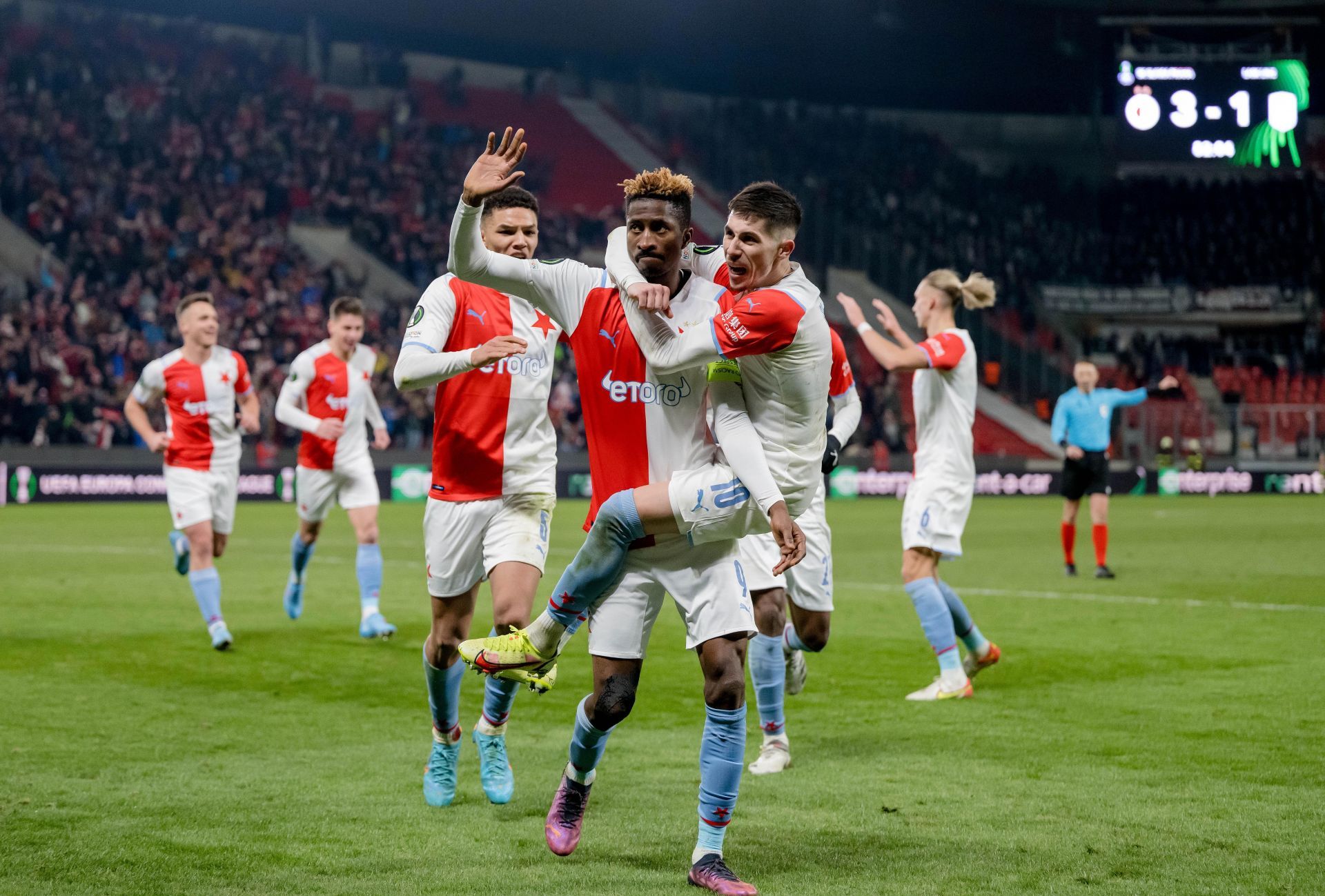 Slavia Praha v LASK: Round of 16 Leg One - UEFA Europa Conference League