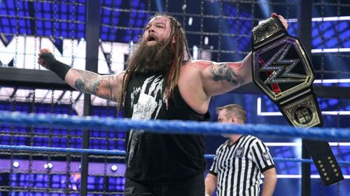 Wyatt pinned AJ Styles in the Elimination Chamber to win the WWE Championship