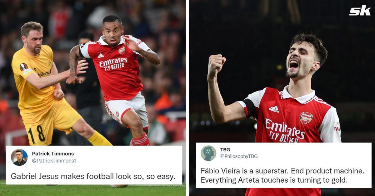 Twitter erupts as Arsenal secure comfortable 2-0 win over Bodo/Glimt