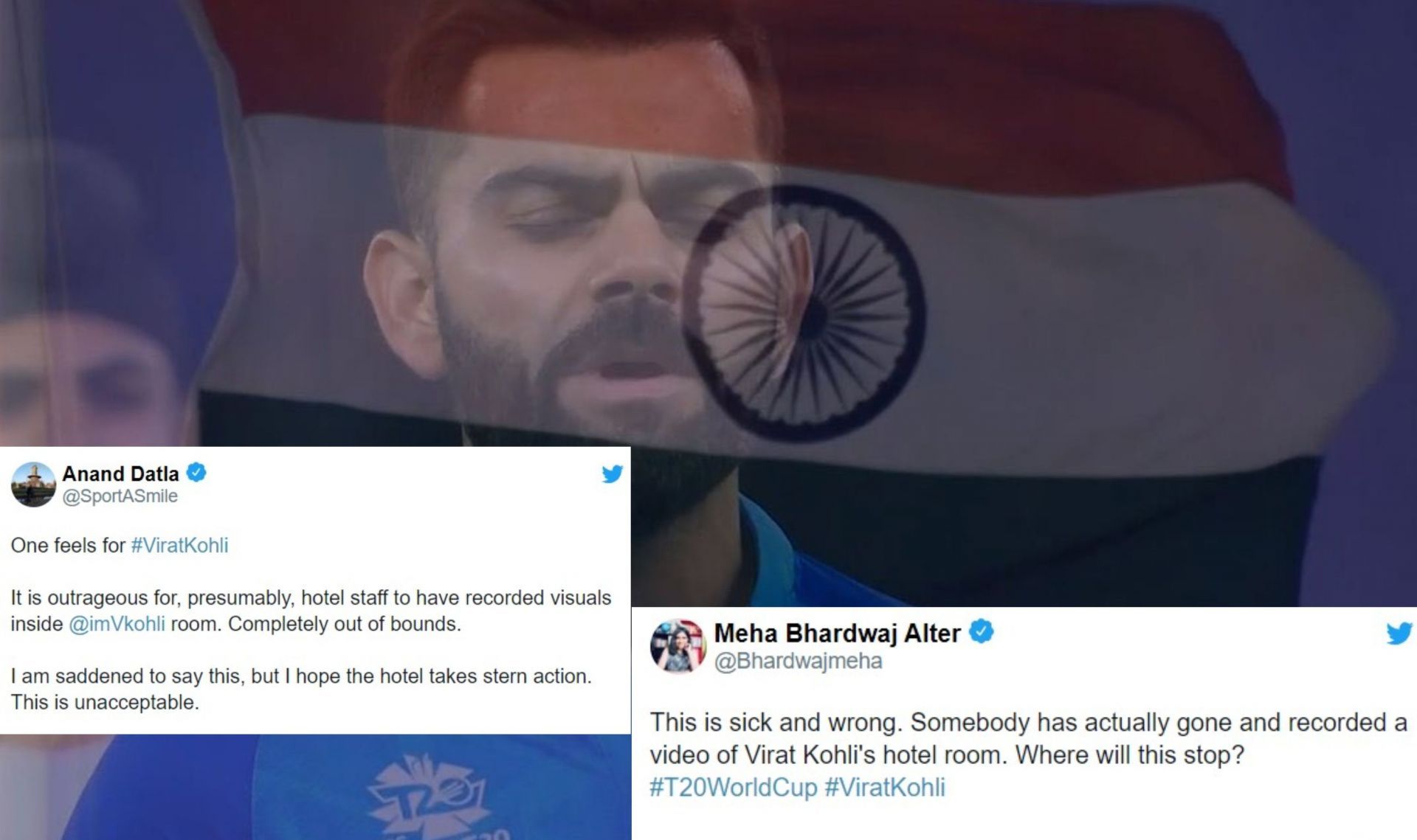 Twitterati react after a fans intrudes Virat Kohli