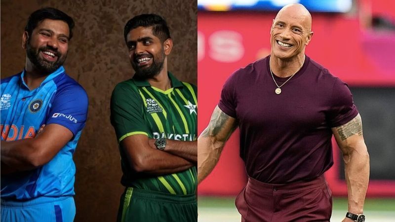 the rock comments india vs pakistan