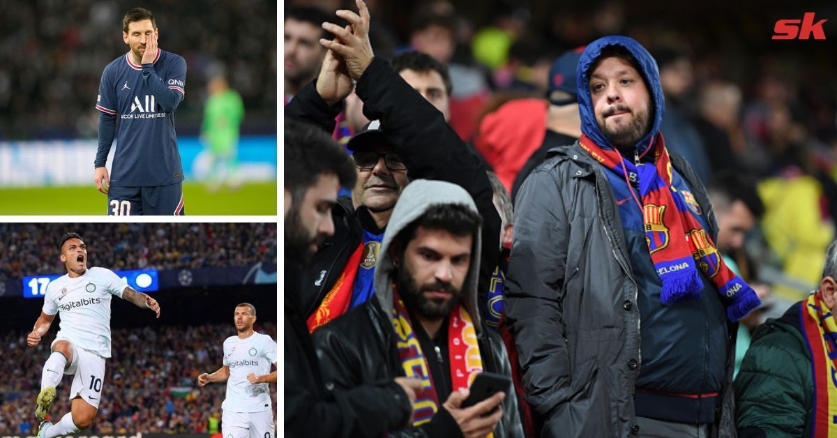 Barcelona fans angry at Lionel Messi