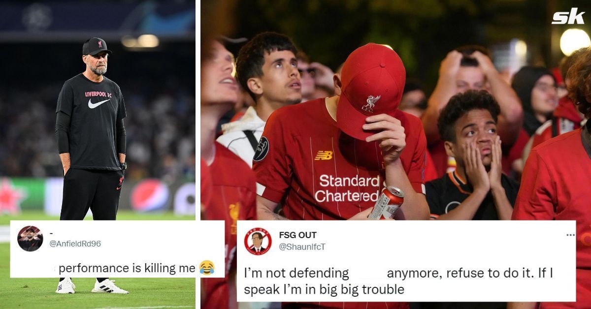 Liverpool fans in dismay as 23-year-old star produces hilarious error-strewn display during 3-3 Brighton draw
