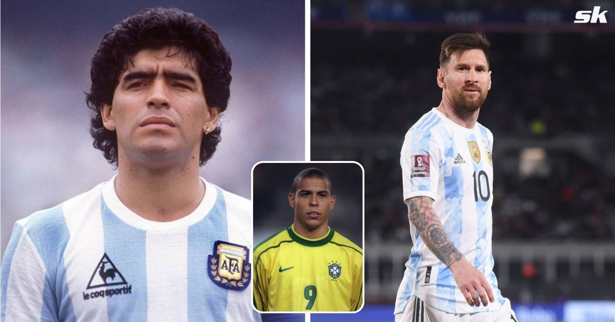 Ronaldo Nazario on comparisons between Lionel Messi and Diego Maradona