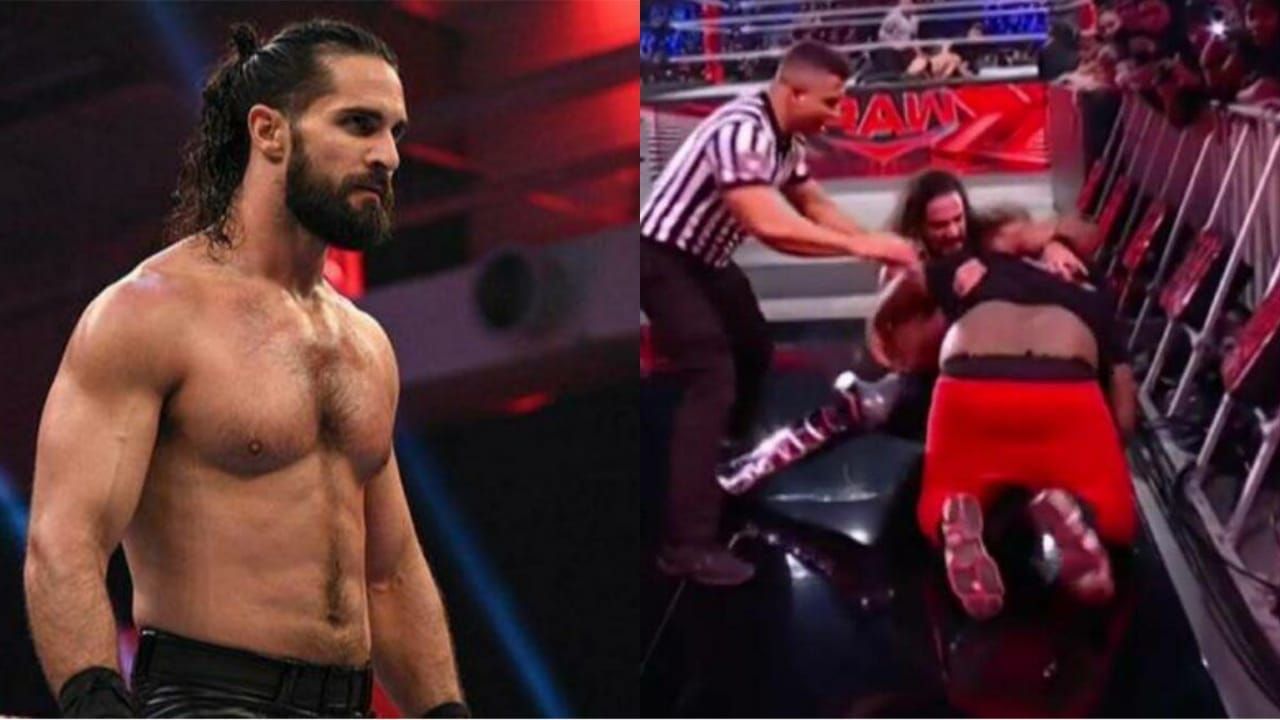 Seth Rollins was a victim of an unscripted attack on RAW!