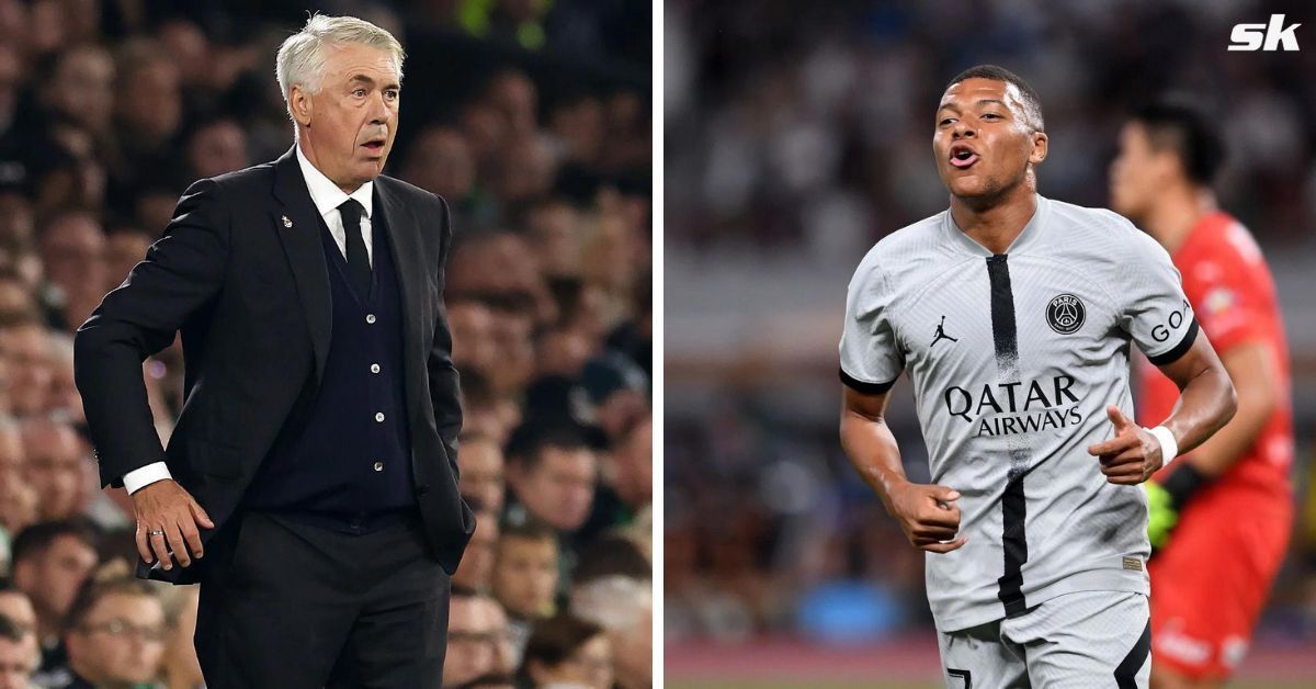 Carlo Ancelotti answers question about a possible move for Kylian Mbappe