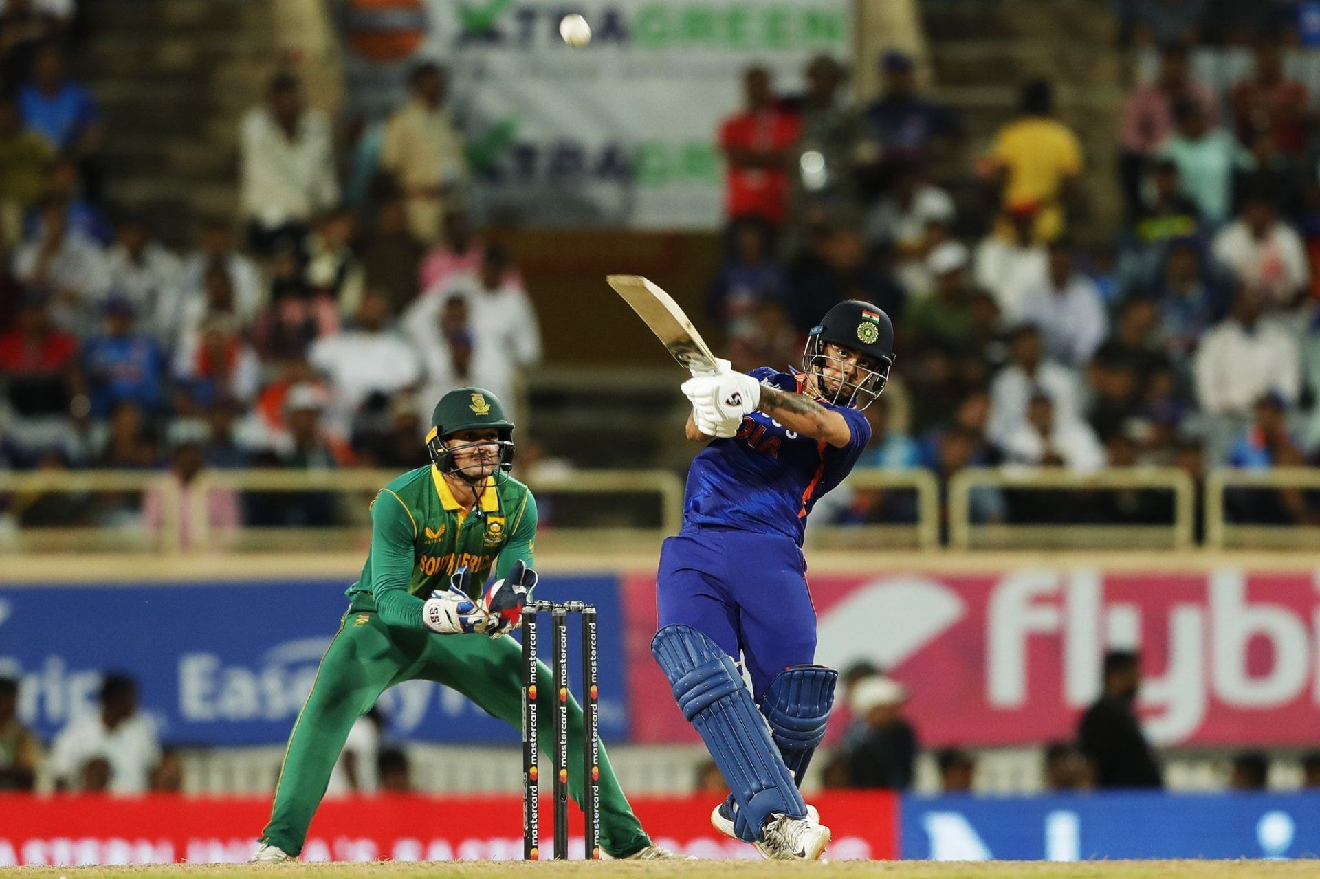 Ishan Kishan hit his best score in ODIs on Sunday. (Credits: Twitter)