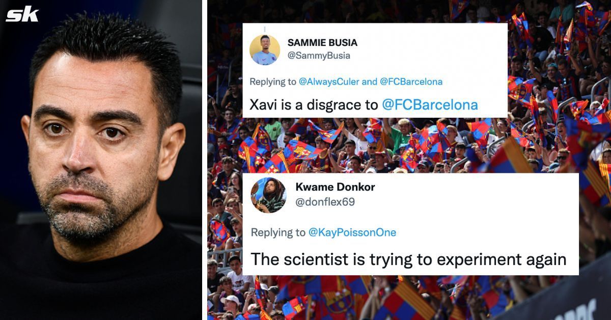 Barcelona fans are not happy with Xavi Hernandez