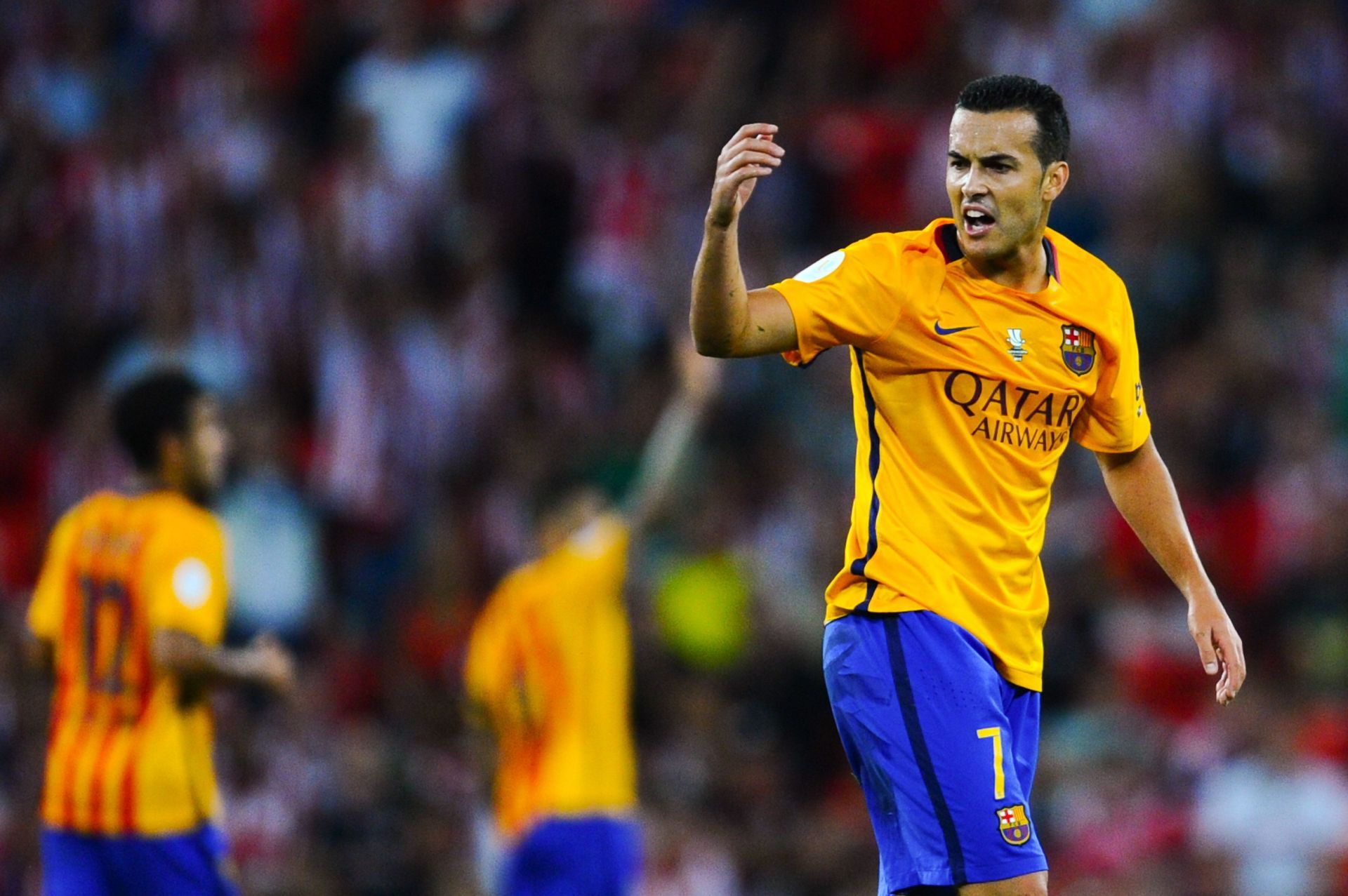 Pedro Rodriguez in action for Barcelona