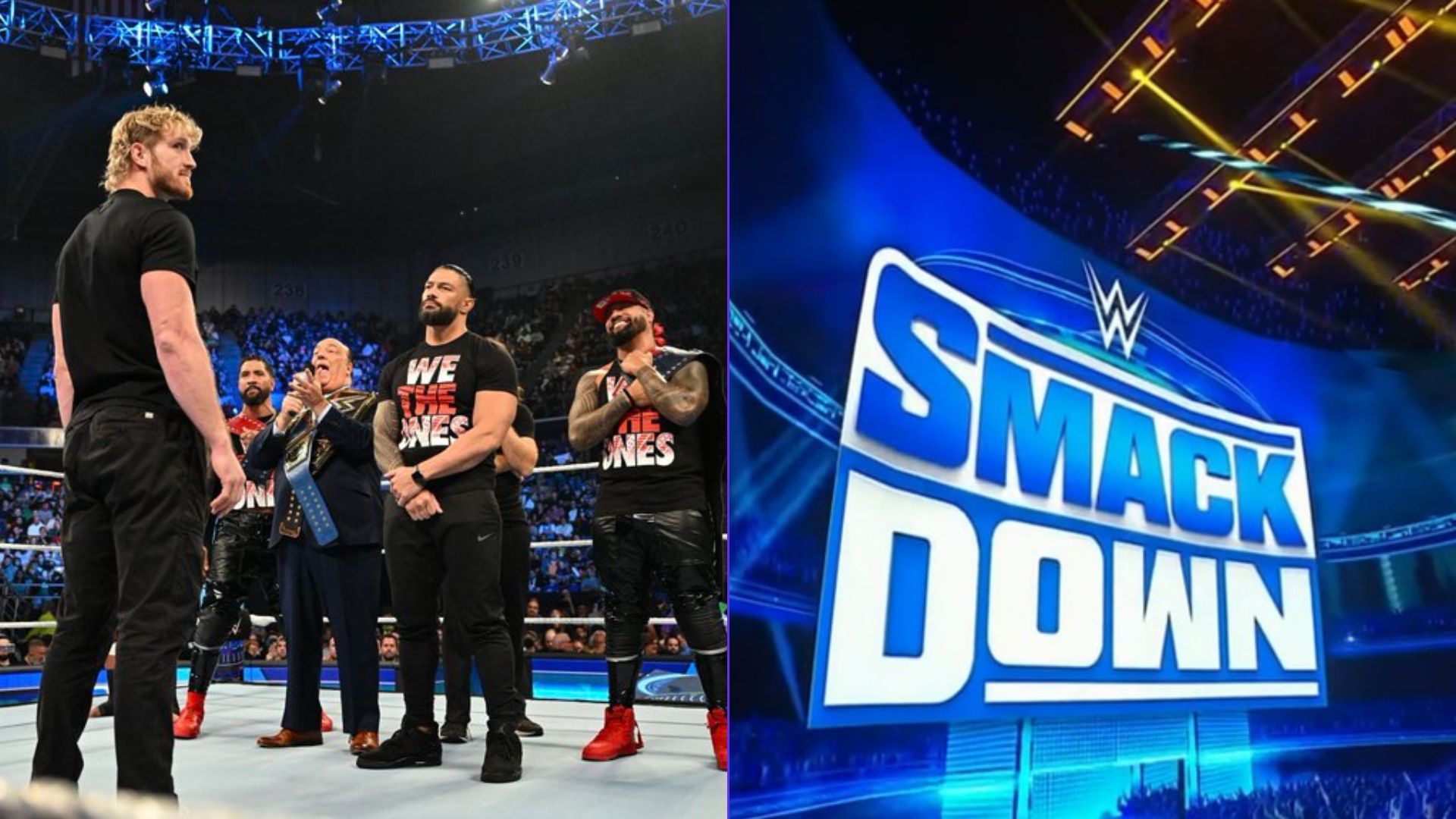 Logan Paul against The Bloodline on SmackDown