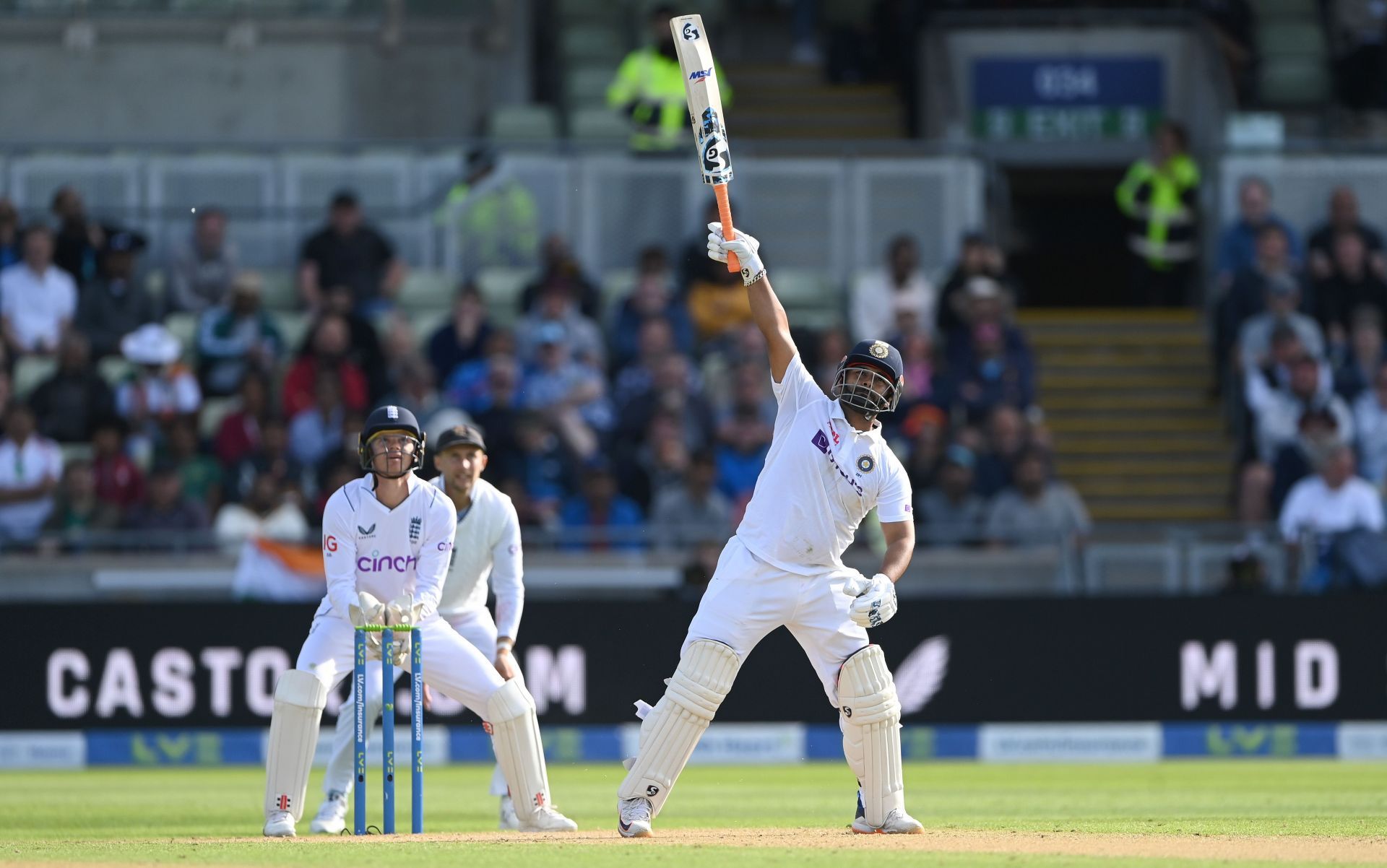 The keeper-batter scored a sensational hundred in Birmingham. Pic: Getty Images