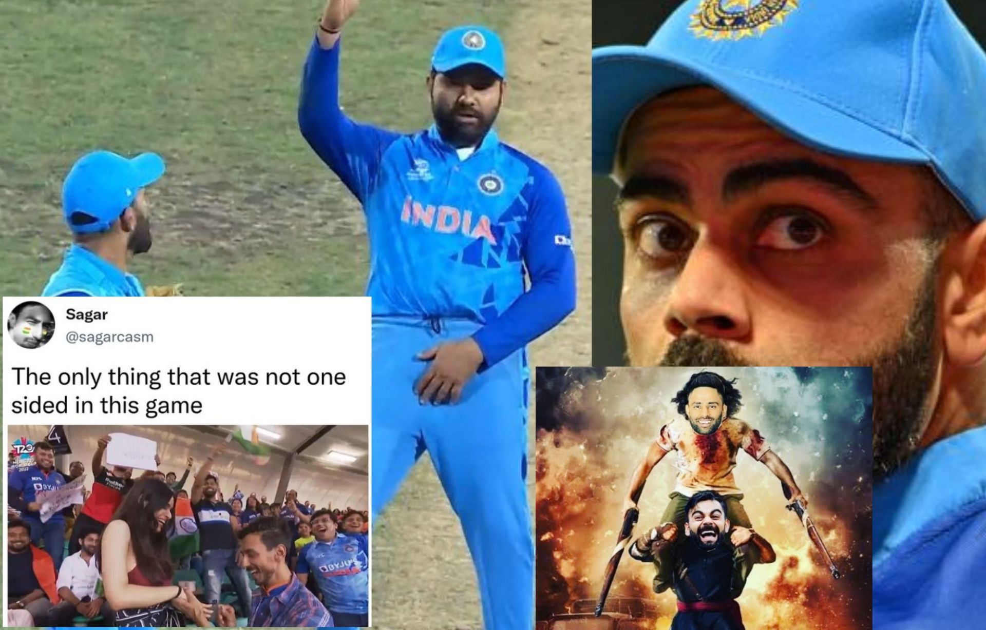 Fans react after India