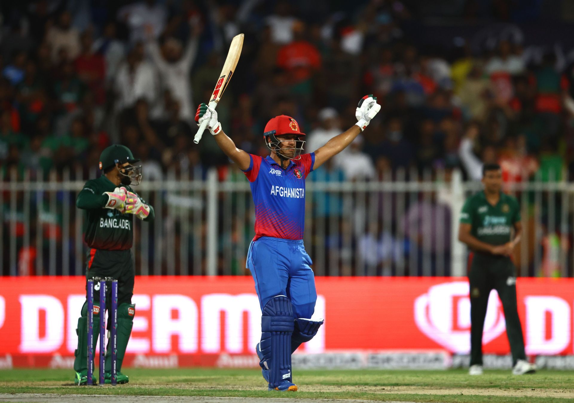 Najibullah Zadran has a career strike rate of 142.89.