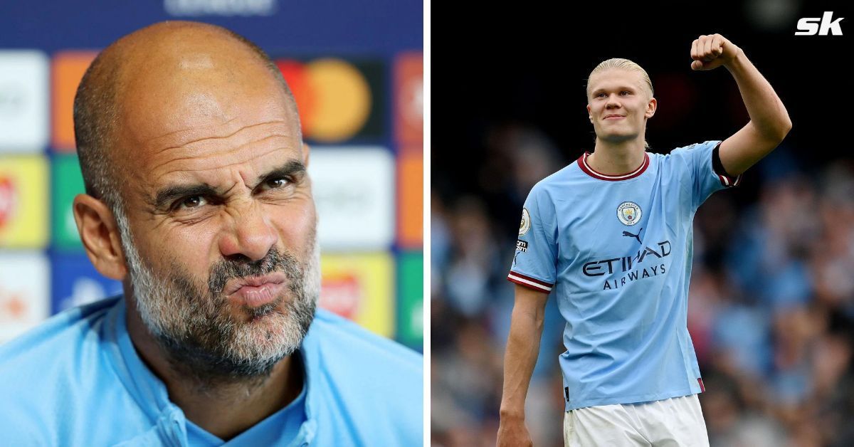 Erling Haaland reacts hilariously to Pep Guardiola’s witty comments ...