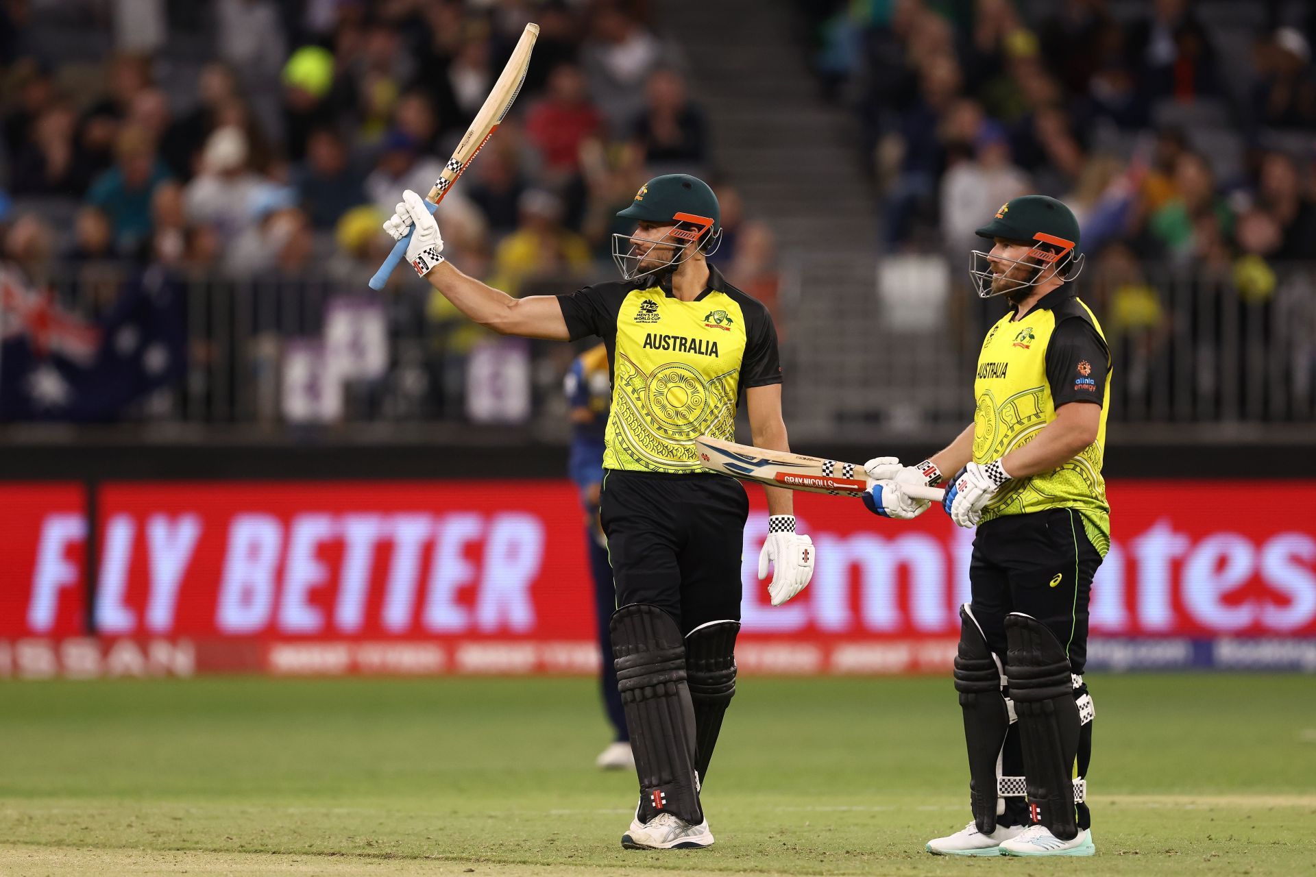 Marcus Stoinis' unbeaten 59 was the second fifty of his T20I career.