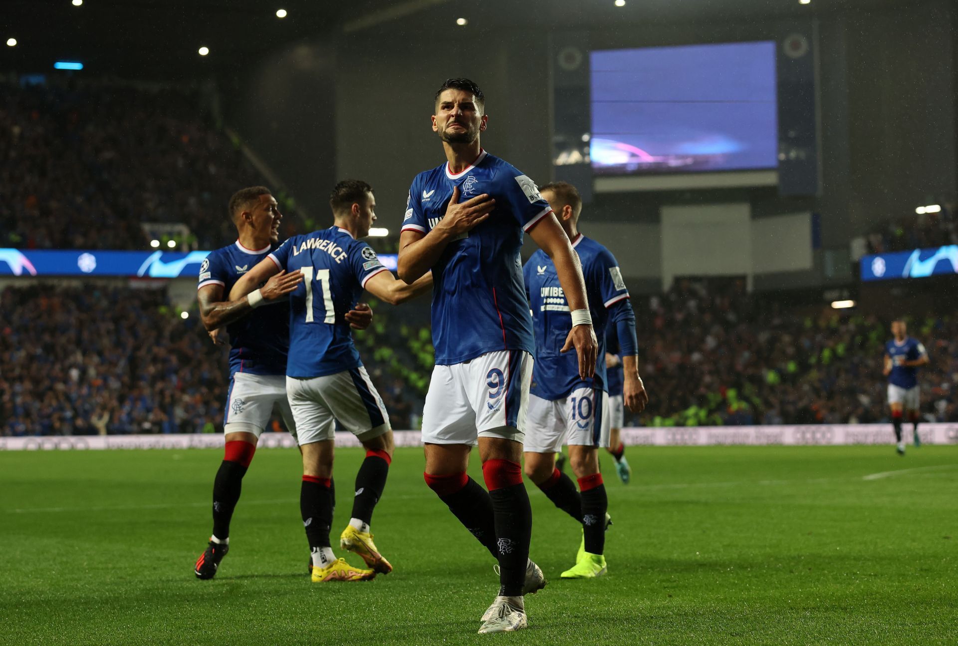 Glasgow Rangers v PSV Eindhoven - UEFA Champions League Play-Off First Leg