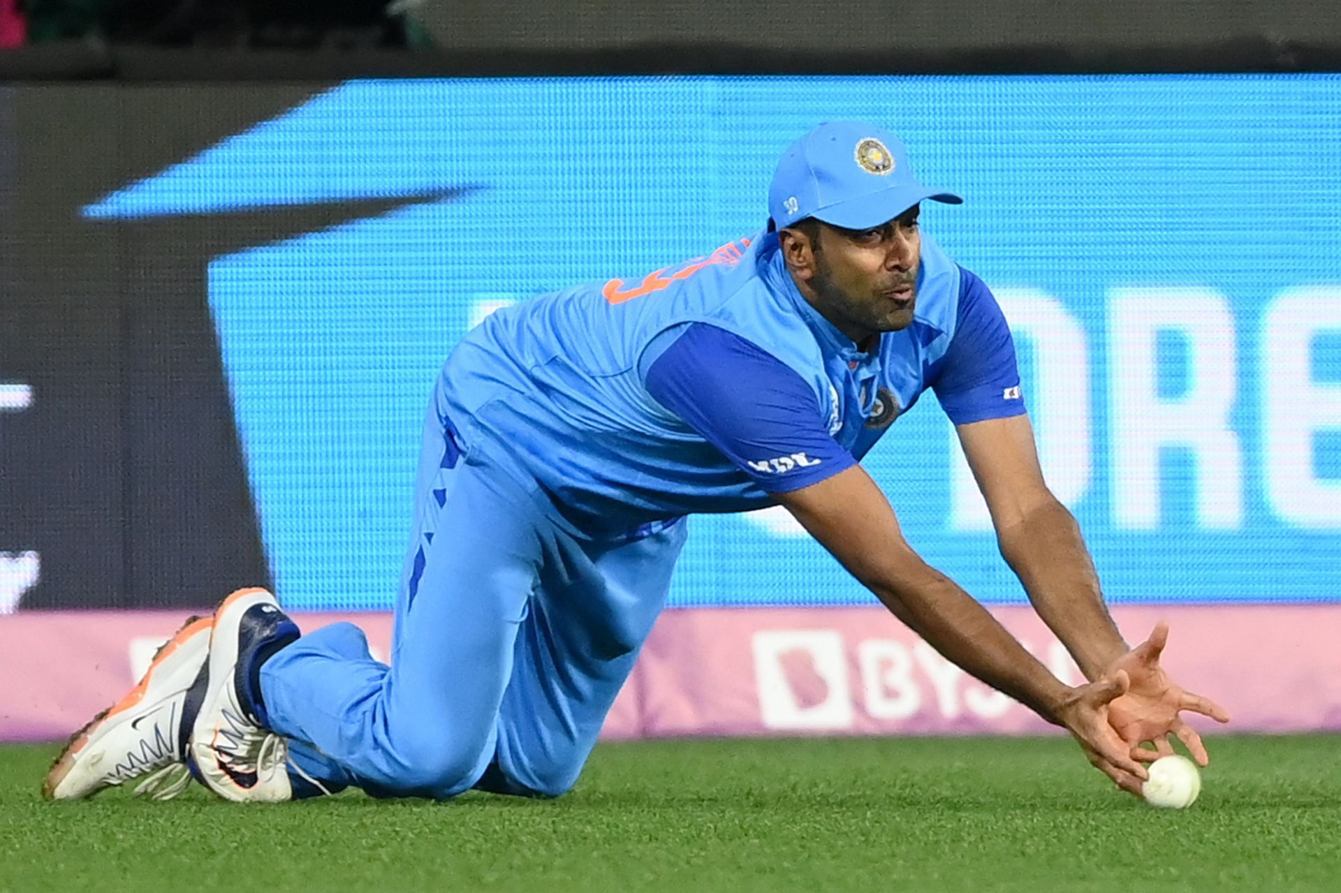 Ravichandran Ashwin conceded 23 runs without picking up a wicket in his 3 overs
