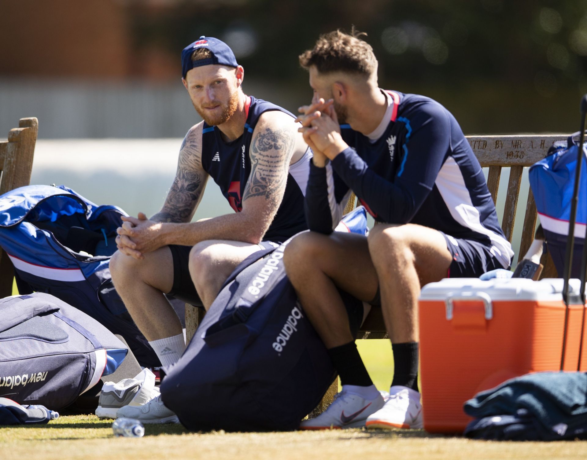 Ben Stokes and Alex Hales. (Credits: Getty)