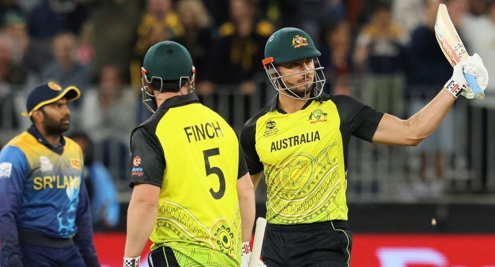 Australia defeats Sri Lanka in their second T20 World Cup match [Pic Credit: ICC]