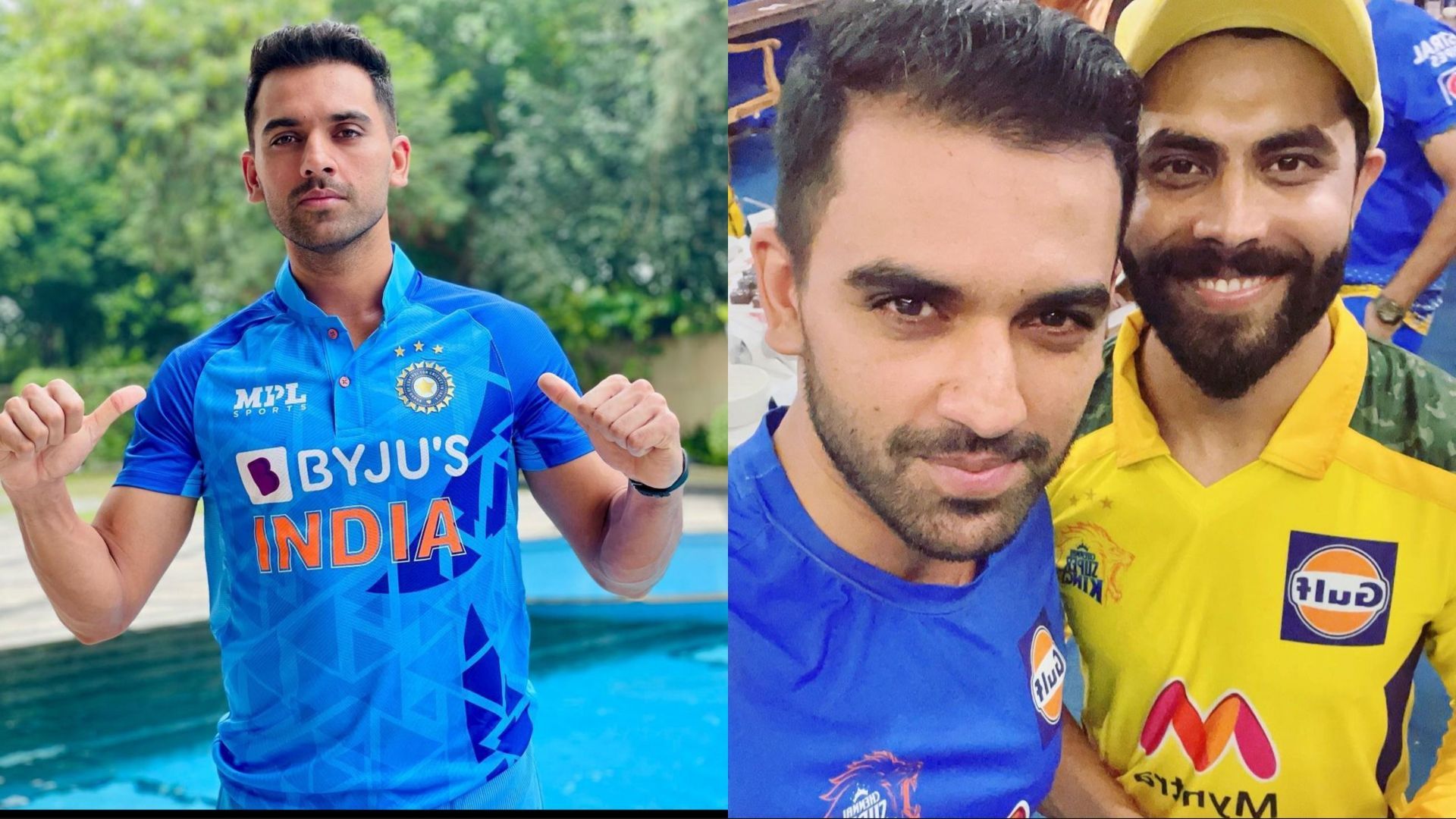 Deepak Chahar and Ravindra Jadeja missed IPL and T20 World Cup due to injuries (Image: Instagram)