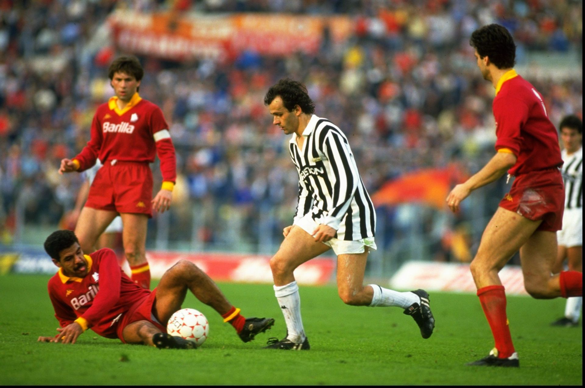 Michel Platini in action for Juventus