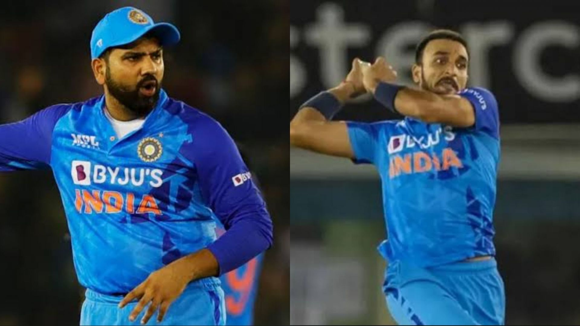 Rohit Sharma and Harshal Patel could not impress much
