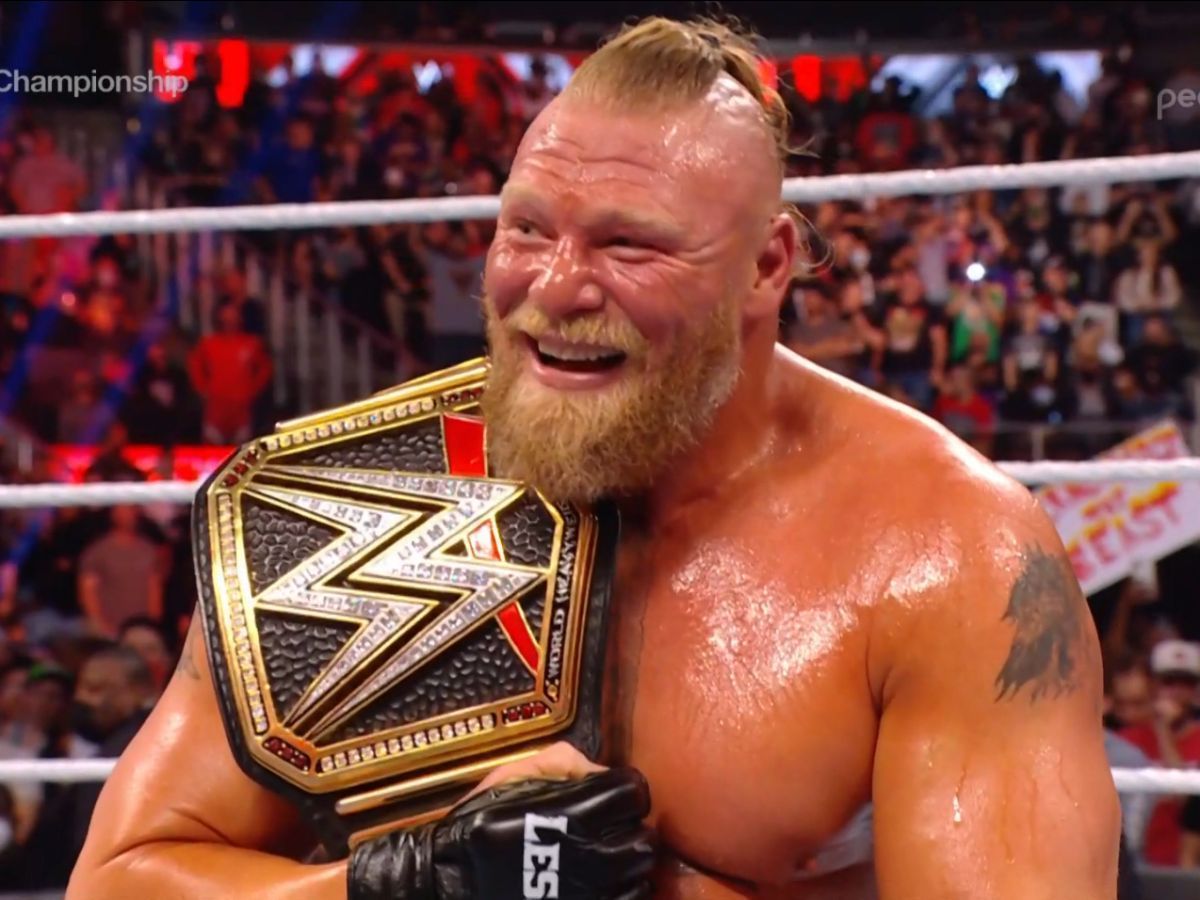 Lesnar's first big accolade in WWE was winning King of the Ring