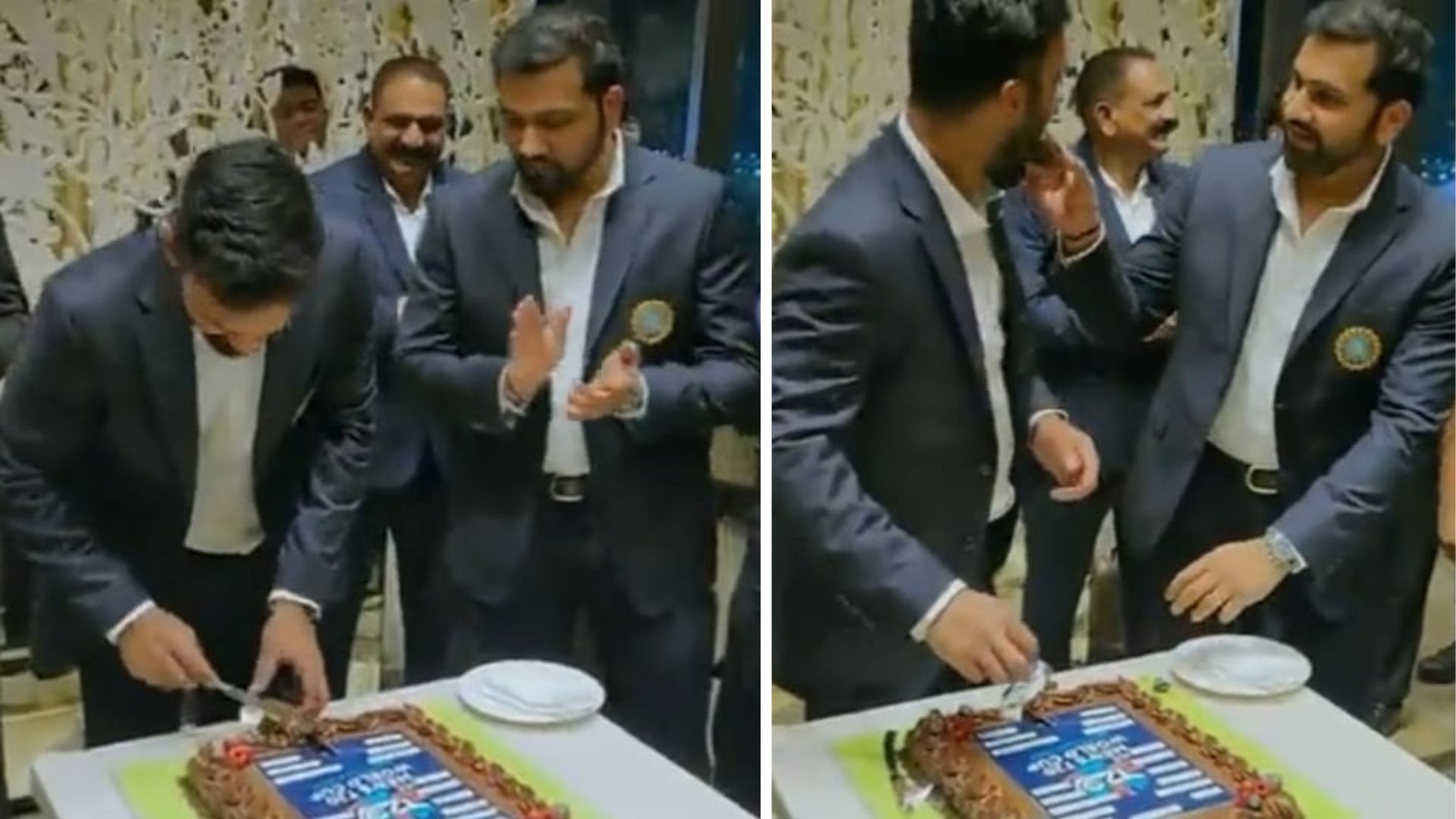 Snippets from the video posted by BCCI (P.C.: BCCI Twitter)
