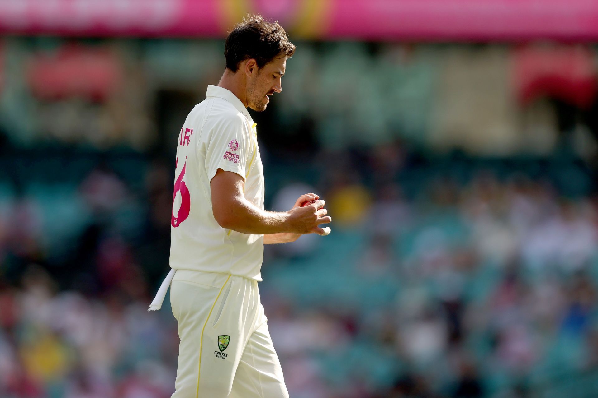 Mitchell Starc in action during the Ashes. (Credits: Getty)
