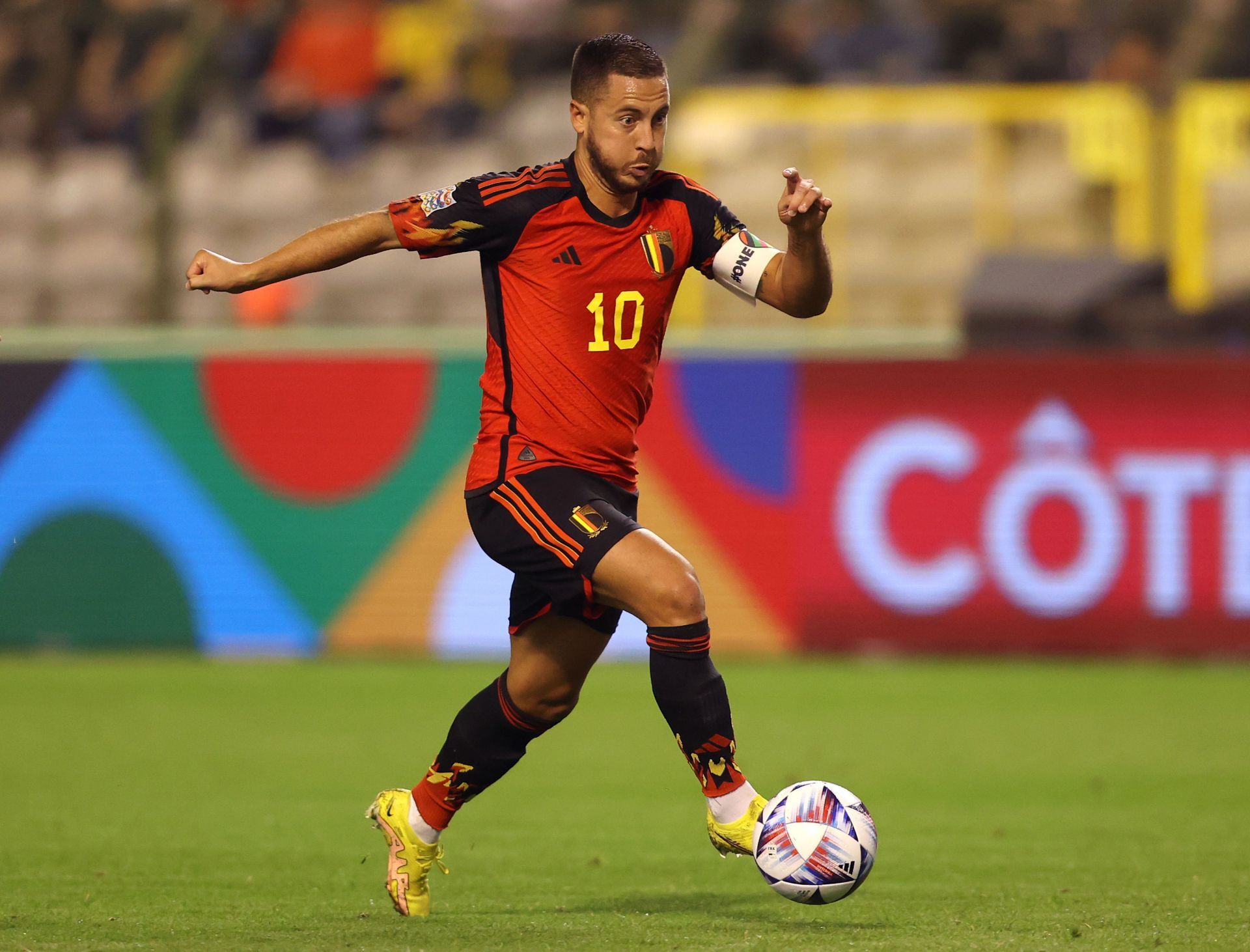 The Real Madrid forward will captain Belgium in the competition this year.