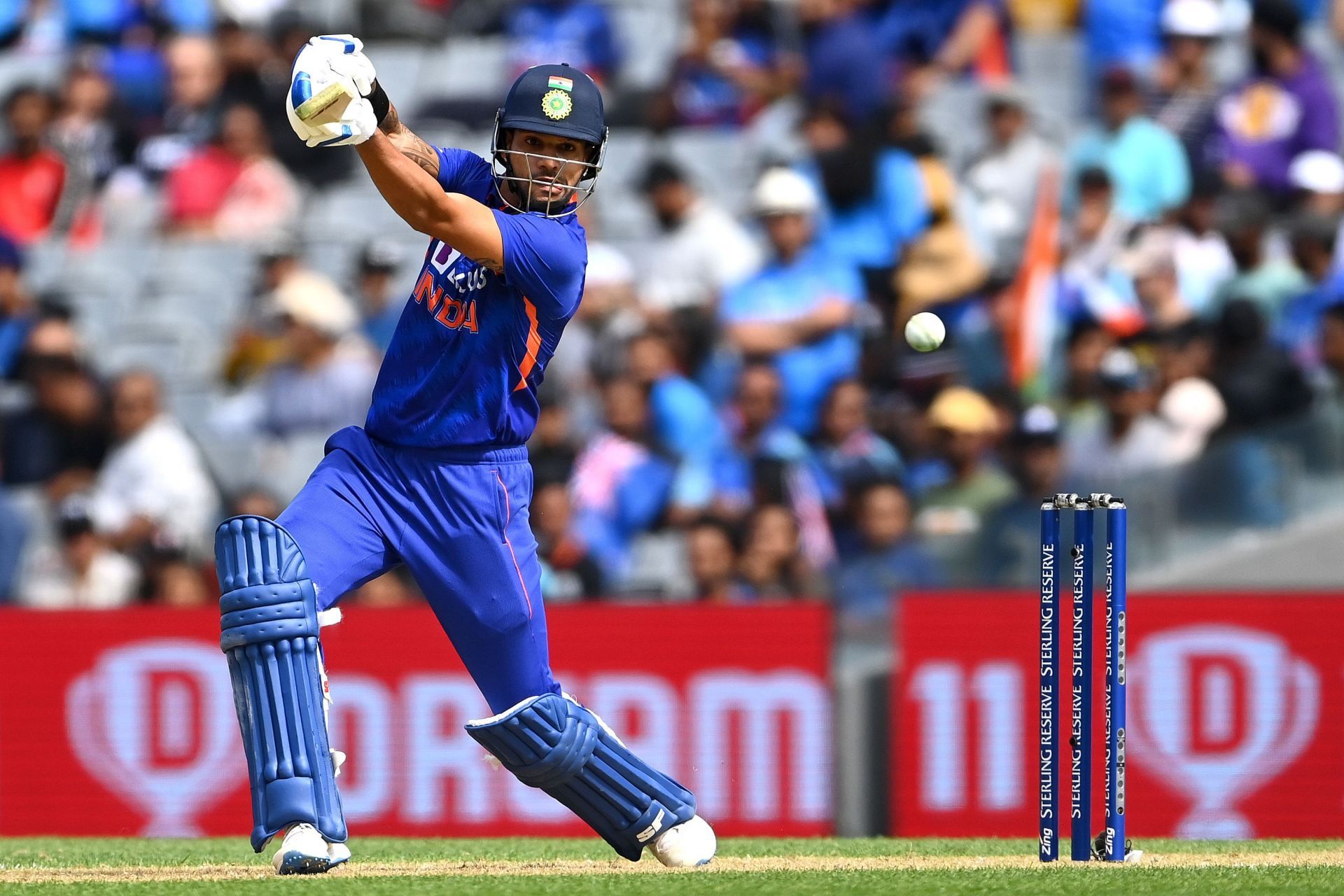 Shikhar Dhawan scored 72 runs in the first ODI against New Zealand.