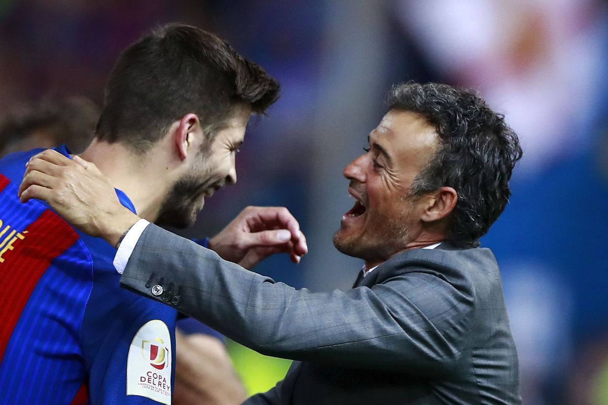 Gerard Pique was an important player for Luis Enrique