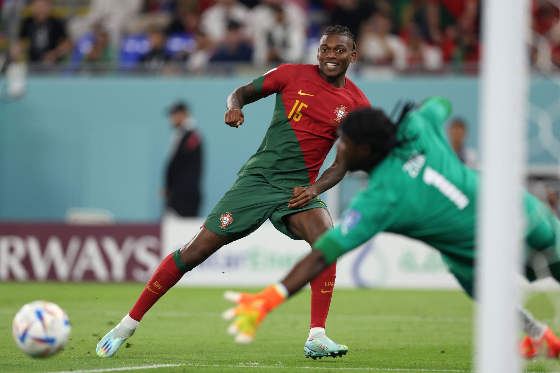 Rafael Leao v Ghana: Group H - FIFA World Cup Qatar 2022