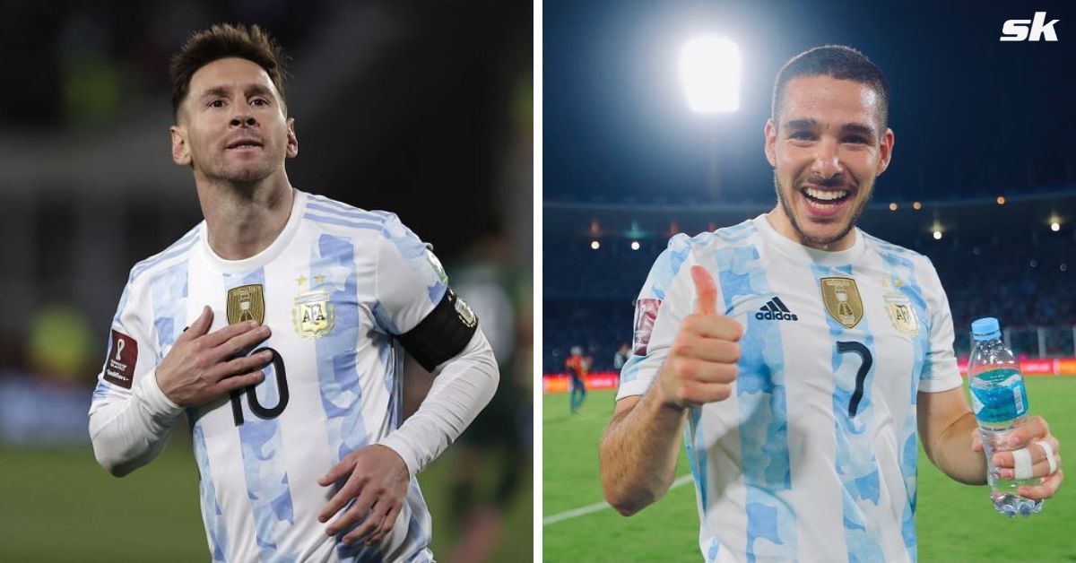 Emiliano Buendia was urged to choose Argentina ahead of Spain by Lionel Messi.