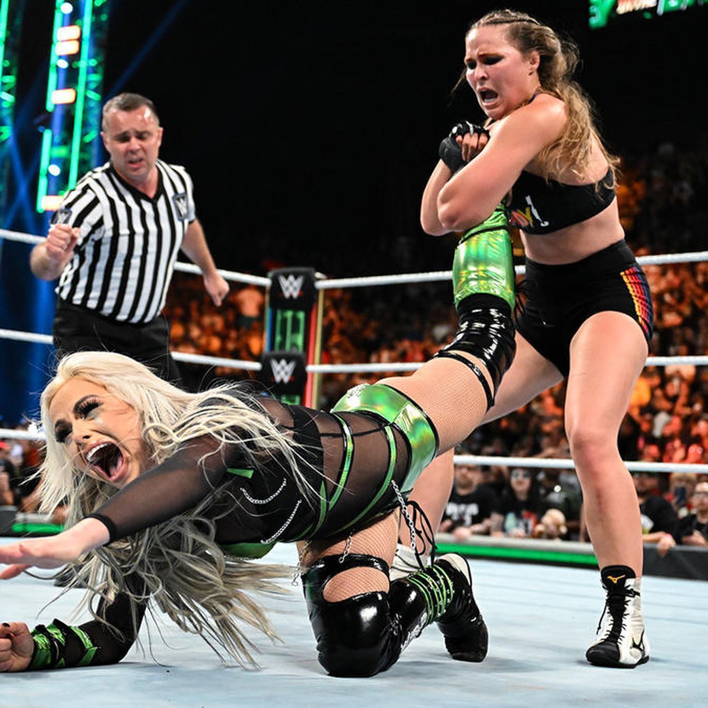 Rousey and Liv Morgan are the last two SmackDown Women's titleholders.