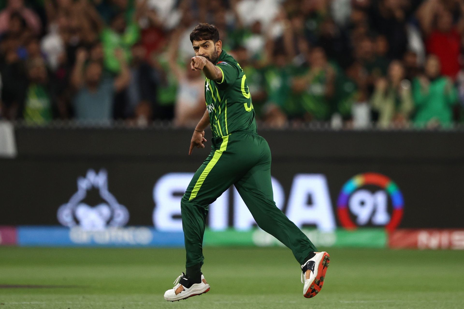 Haris Rauf has been highly consistent for Pakistan in T20Is. Pic: Getty Images