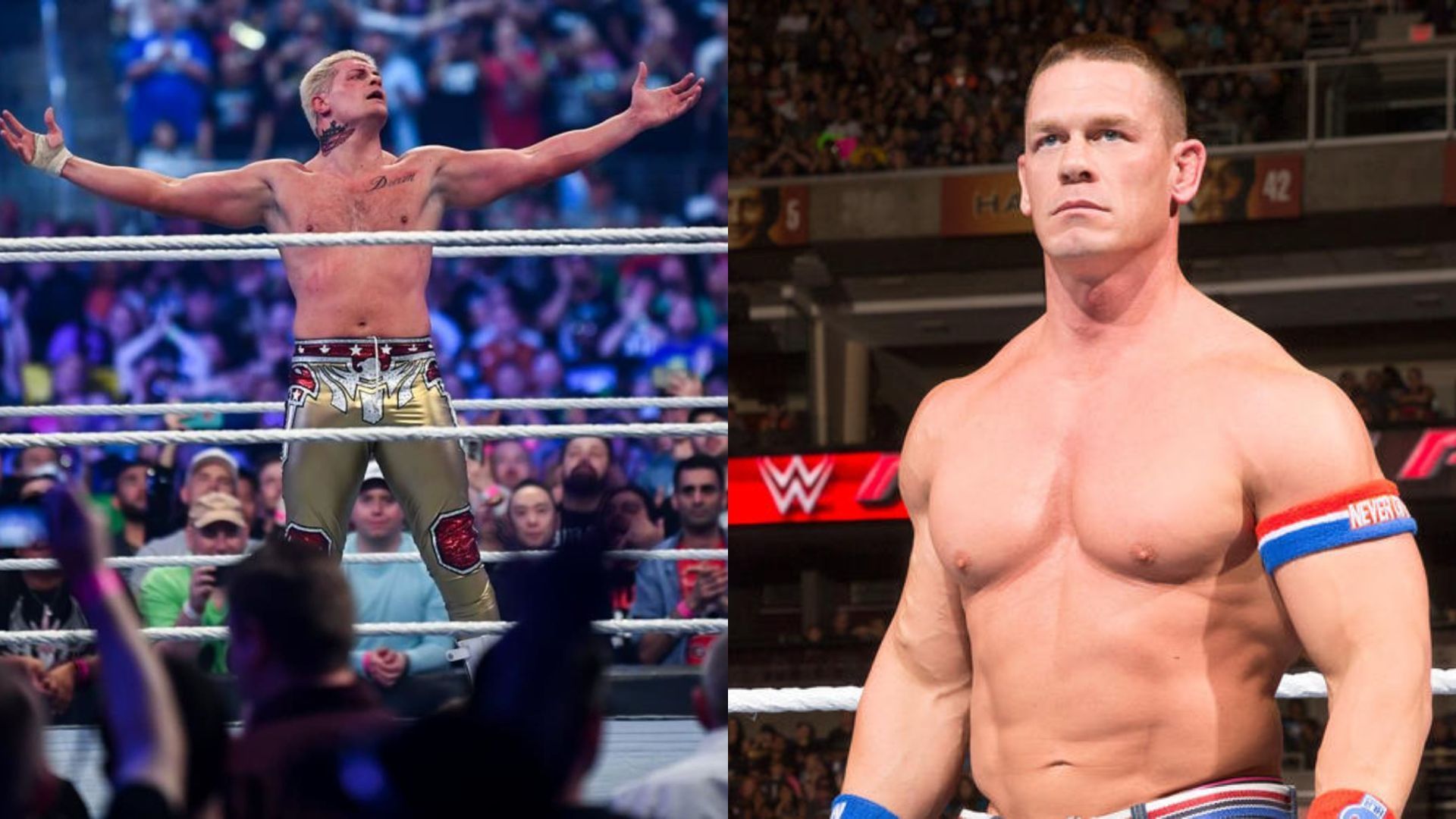 WWE pillar John Cena and AEW founder Cody Rhodes
