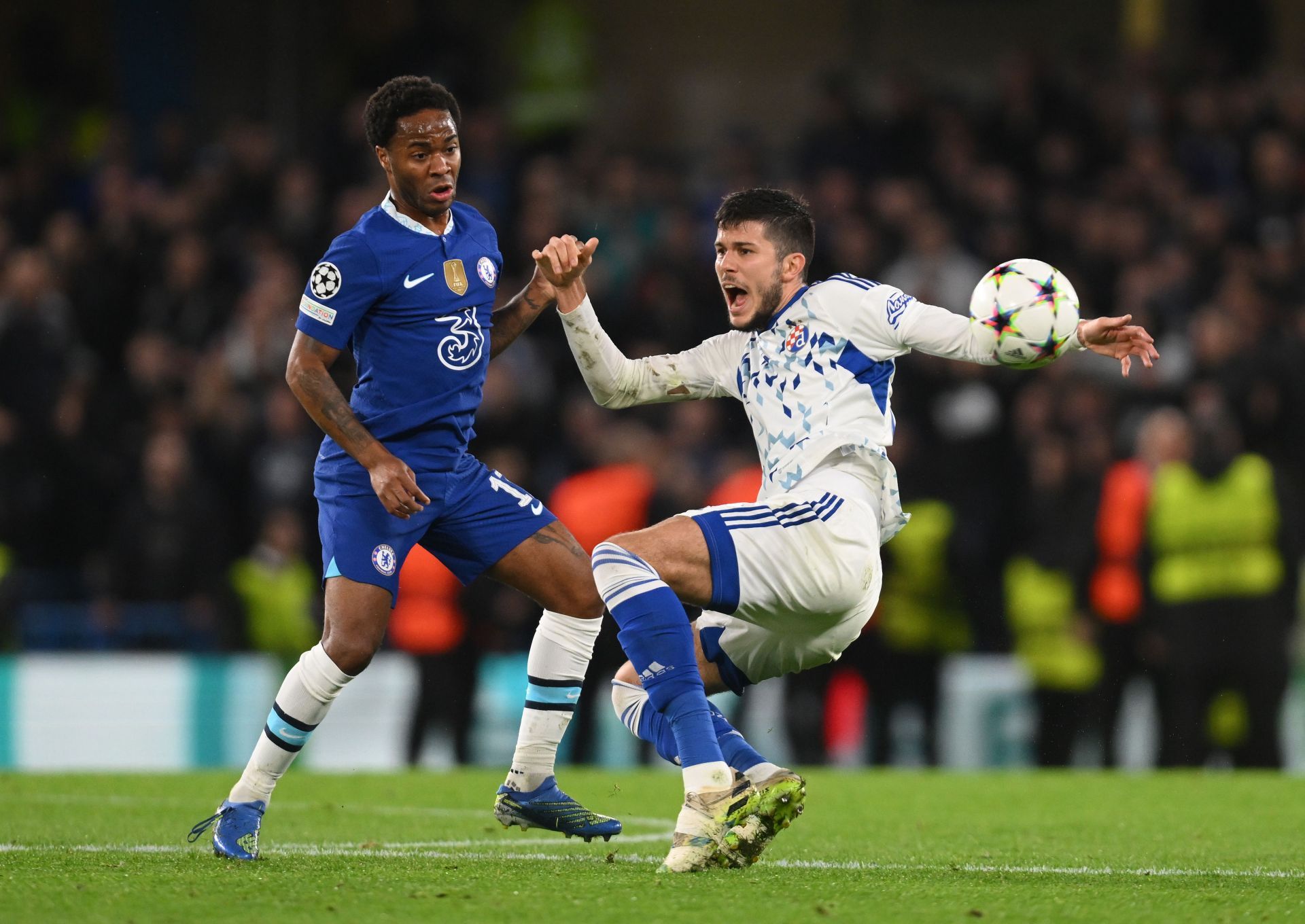 Raheem Sterling against Dinamo Zagreb: Group E - UEFA Champions League