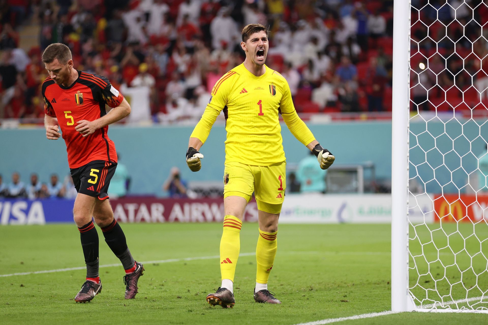 Courtois saved Alphonso Davies&#039; penalty in the 10th minute