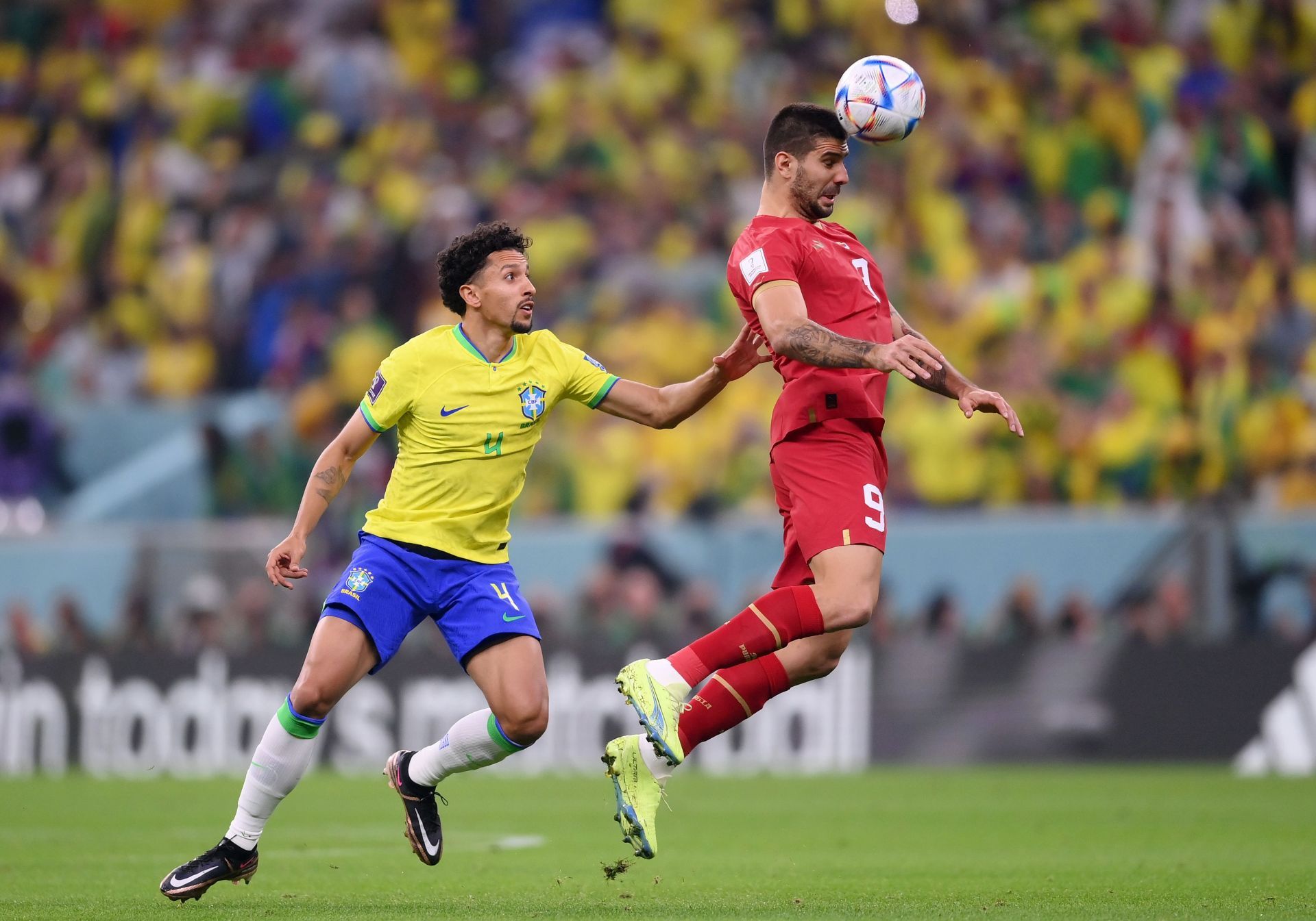 Aleksandar Mitrovic (R) was rather starved of service throughout the game