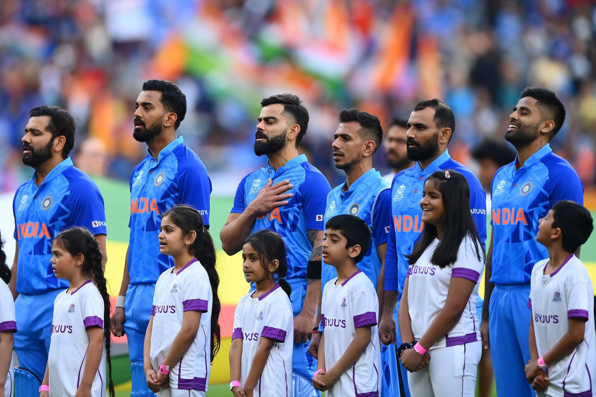 India qualified for the semis after topping their group in the Super 12s stage (Image: Getty)