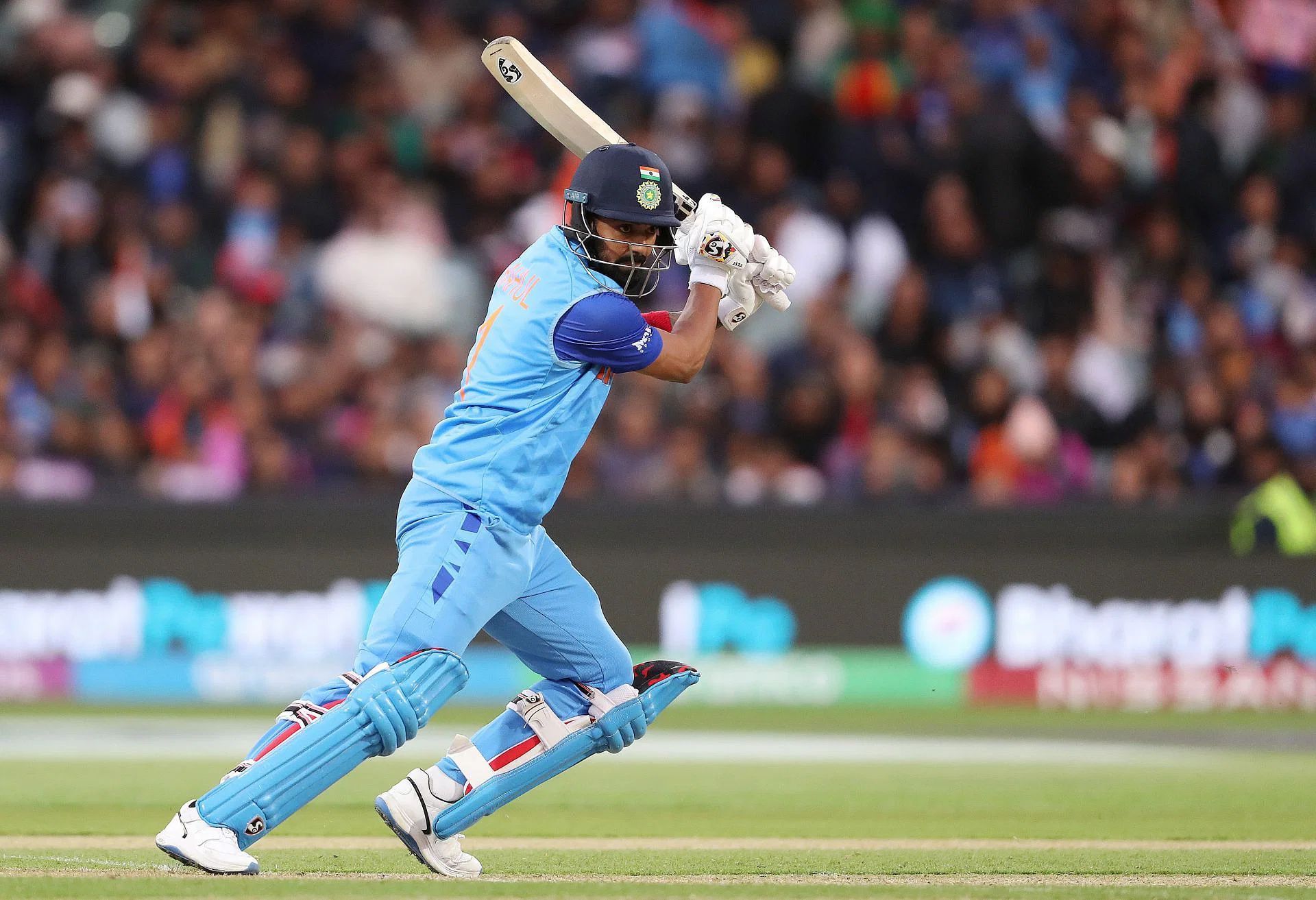 KL Rahul hit form with 50 off 30 against Bangladesh, a knock which included three fours and four sixes. Pic: Getty Images