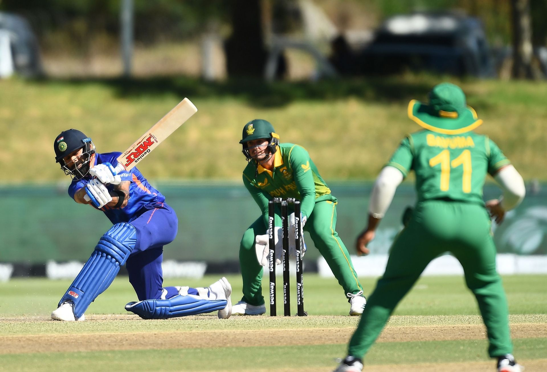 The Indian batter during the Paarl ODI against South Africa. Pic: Getty Images