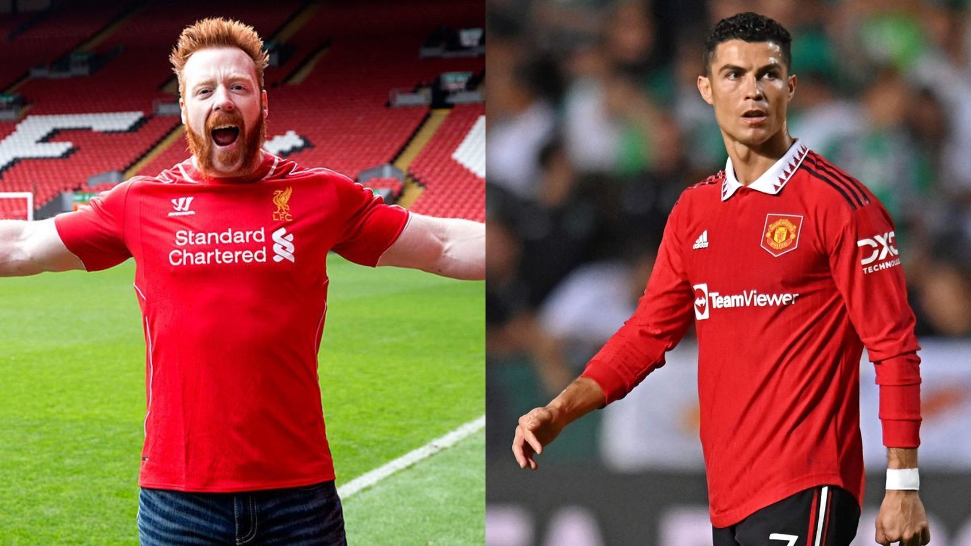 Sheamus is not a fan of Cristiano Ronaldo!